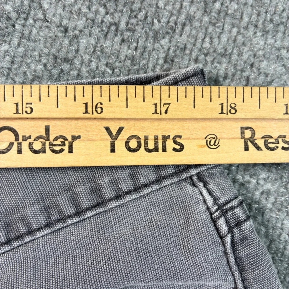 Levis 514 Straight Fit Pants Mens 36x32 Gray Stretch Twill Workwear Casual